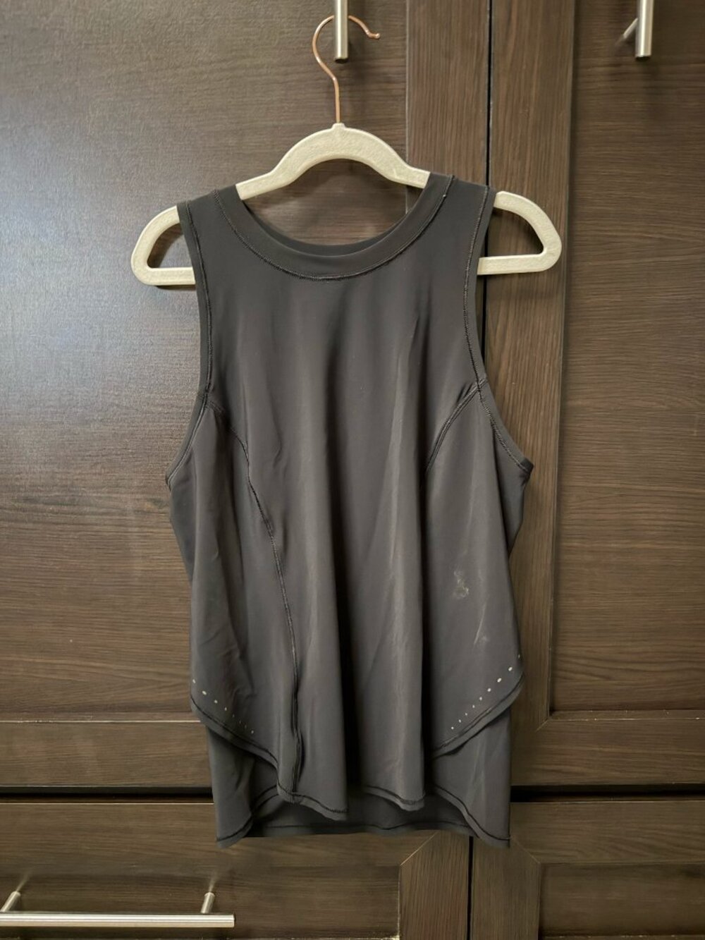 Lululemon Workout Shirt Racerback Women Black